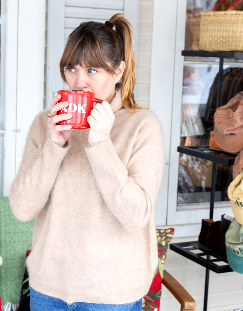 Kinross Cashmere Kinross Brushed Cashmere Funnel Sweater