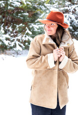 Velvet Faux Shearling Reversible Jacket