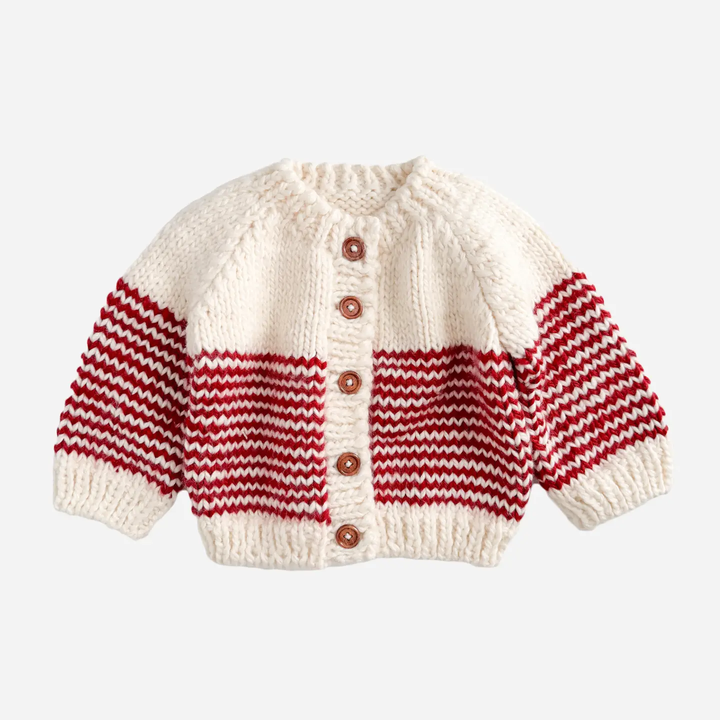 Blueberry Hill Blueberry Hill Kids Rib Knit Stripe Cardigan