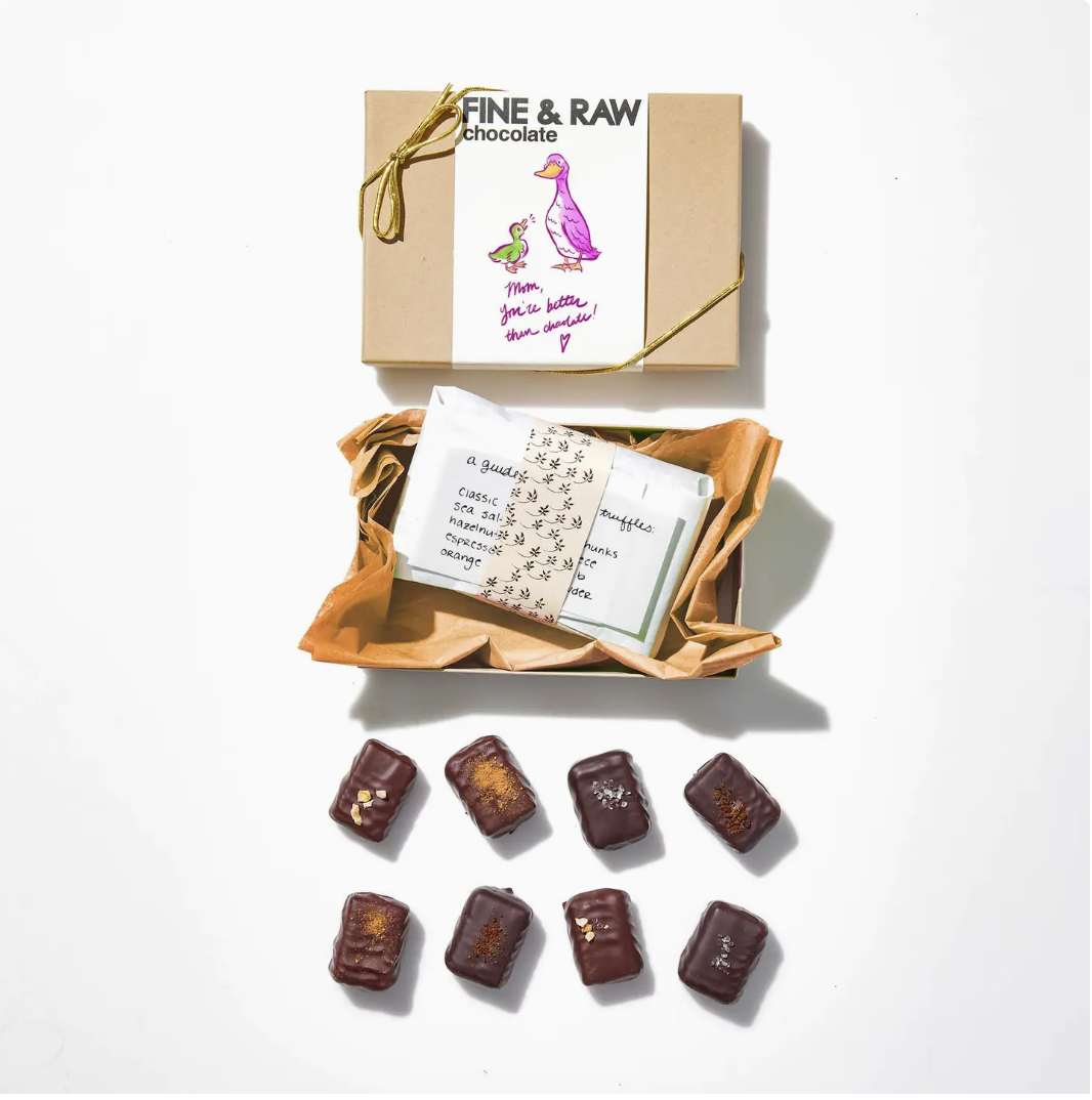 Fine & Raw Mother's Day 2026 Truffle Gift Set 8 pieces
