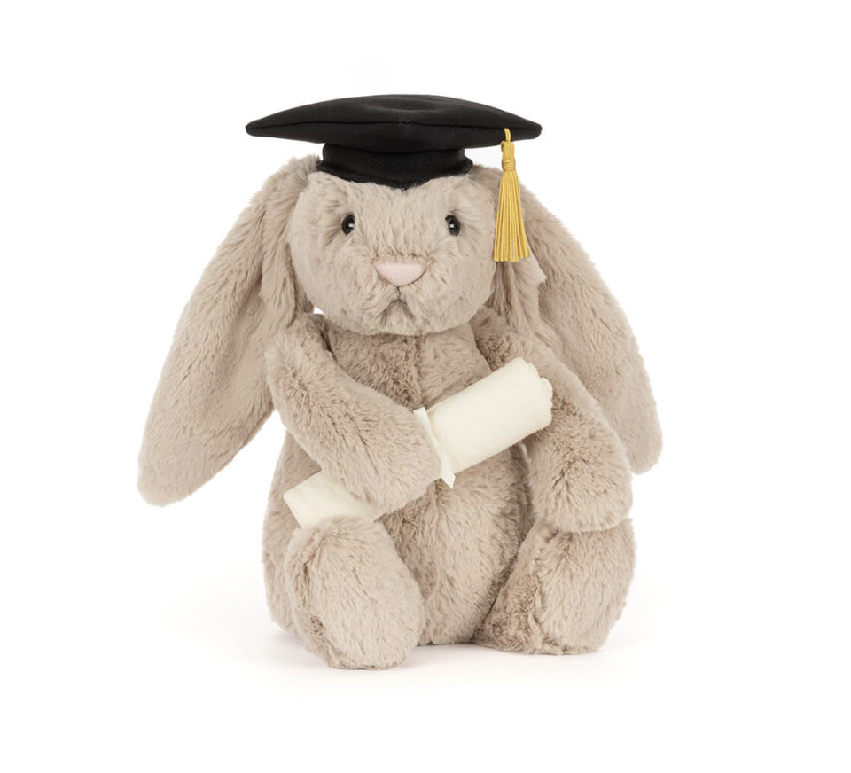 Jellycat JC Bashful Bunny Graduation Outfit