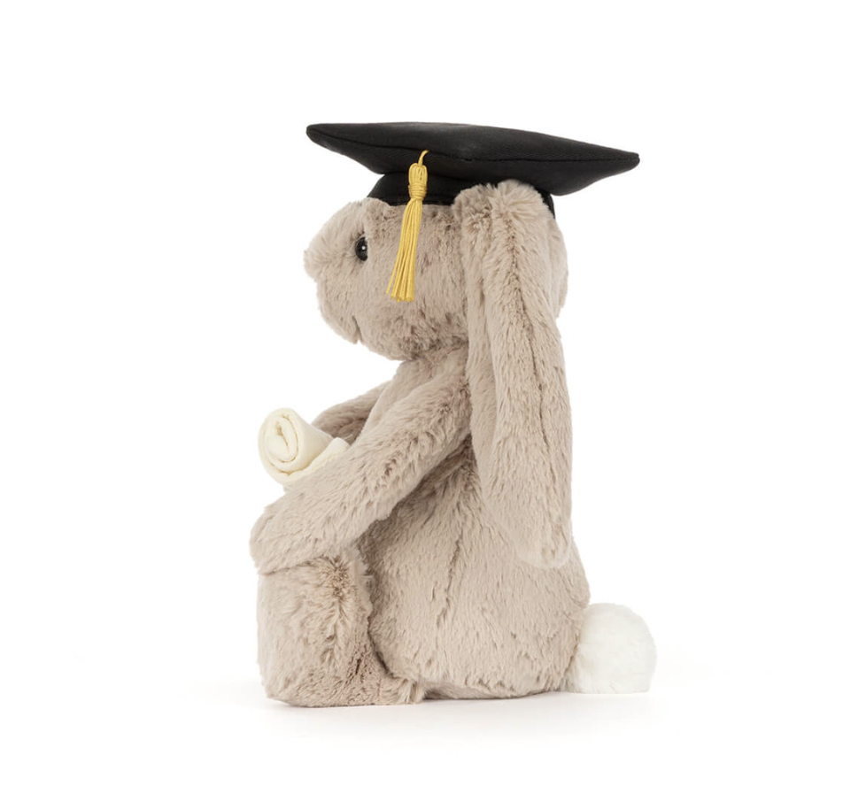 Jellycat JC Bashful Bunny Graduation Outfit