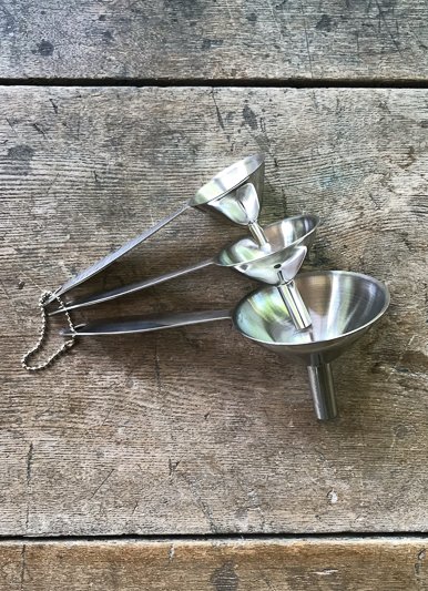 Stainless Steel Funnel Set - The Birch Store