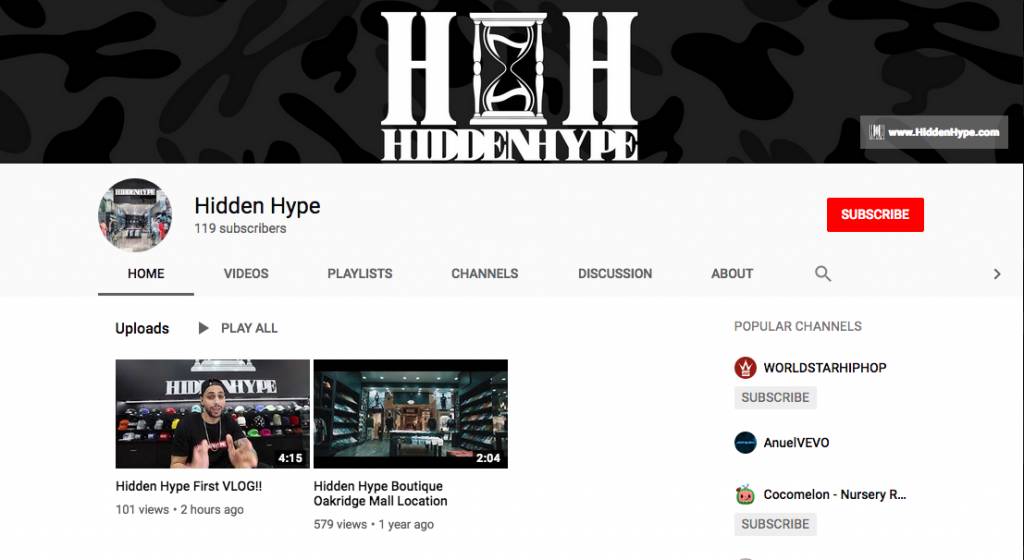 Hidden Hype Youtube Channel Launch! First video!!