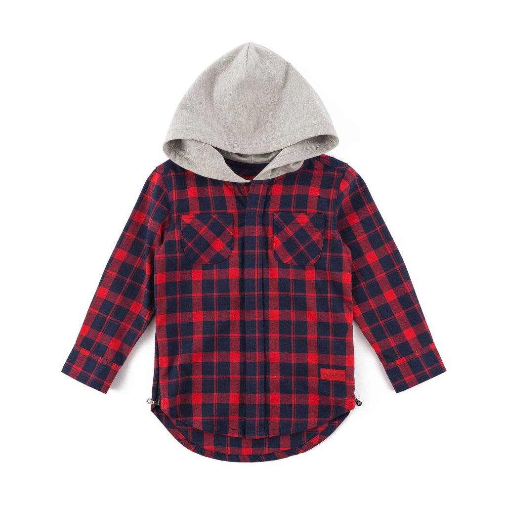 Haus Of Jr George Hooded Flannel - Hidden Hype Boutique - Hidden Hype