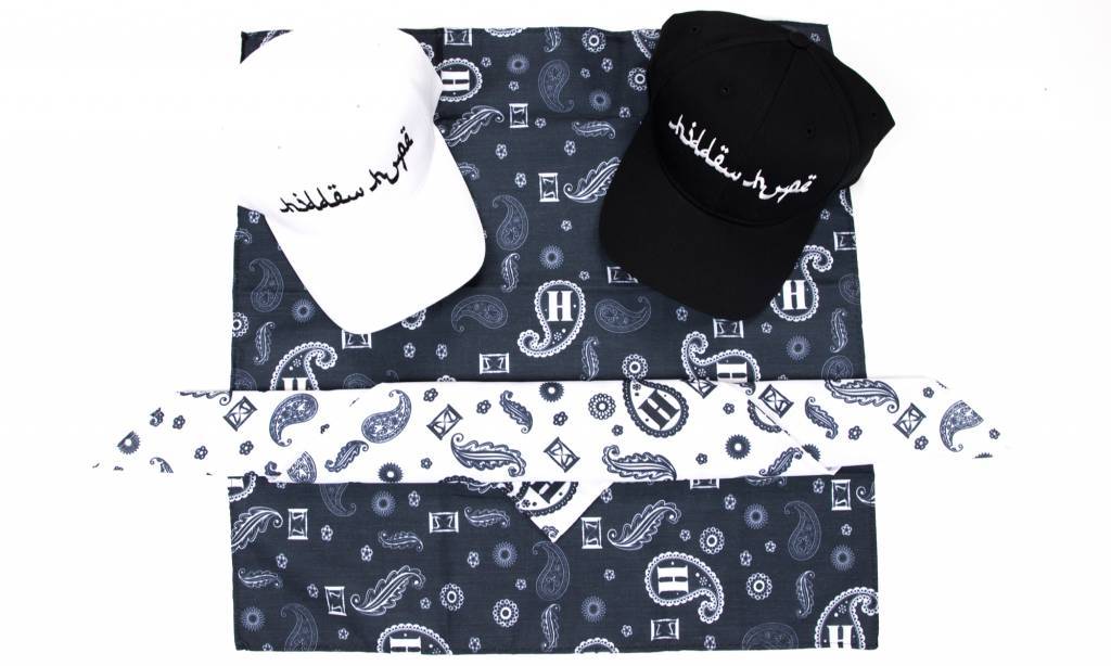 Arabic curved brim velcro dad hats & Paisley bandanas available now