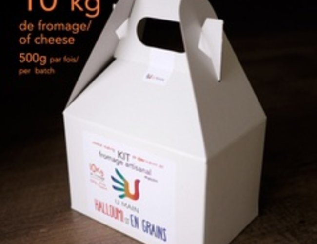 kits de fromage artisanal maison Halloumi et en grains