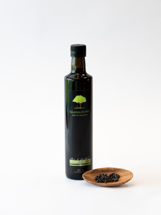 Sous les Oliviers Huile d'Olive Extra Vierge - Poivre Noir Sous les Oliviers Huile d'Olive Extra Vierge - Poivre Noir