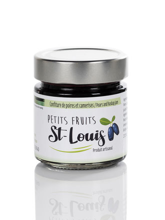Petits Fruits St-Louis Confiture de Poires et Camerises Petits Fruits St-Louis Confiture de Poires et Camerises
