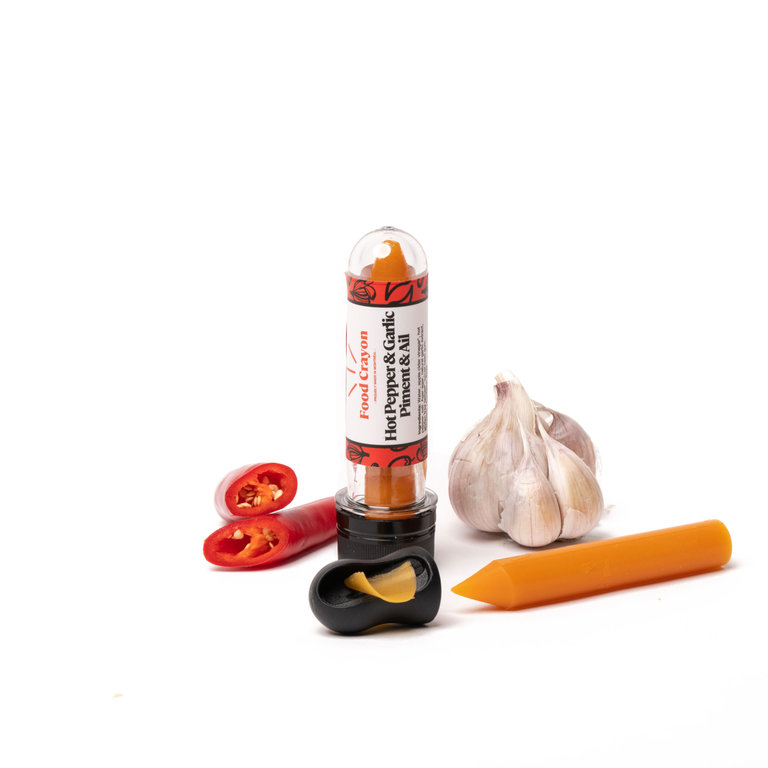 The Foodie Family Spices to Sharpen FOOD CRAYON - Montréal Québec Chili and Garlic