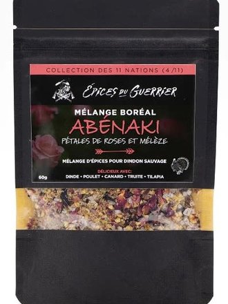 Les Épices du Guerrier Mélange Abenakis 60g Les Épices du Guerrier Mélange Abenakis 60g