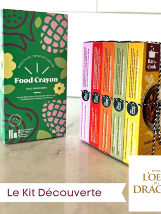 Bar to cook xProfitez du Kit Découverte Dans l'Oeil du Dragon pourgoûter à nos saveurs, parfaites pour le printemps.