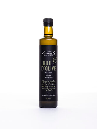 Jean-francois Plante Huile d'olive extra vierge infusé Olive et Zeste La touche gourmande de Jean-François Plante 500ml