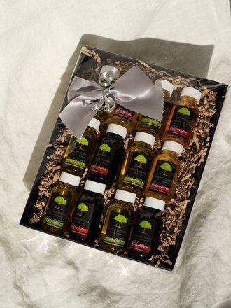Sous les Oliviers Tasting Box 6 Oils and 6 Vinegars