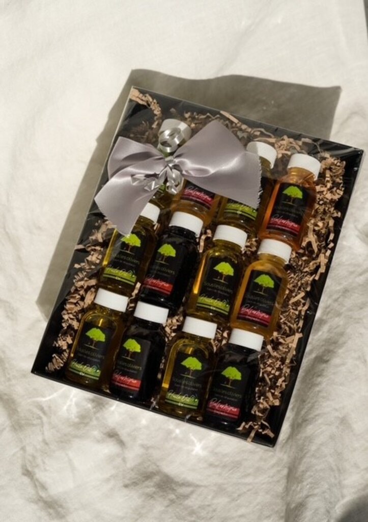 Sous les Oliviers Tasting Box 6 Oils and 6 Vinegars