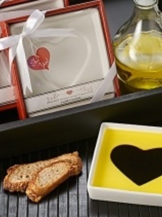 Assiette Trempette H&V coeur