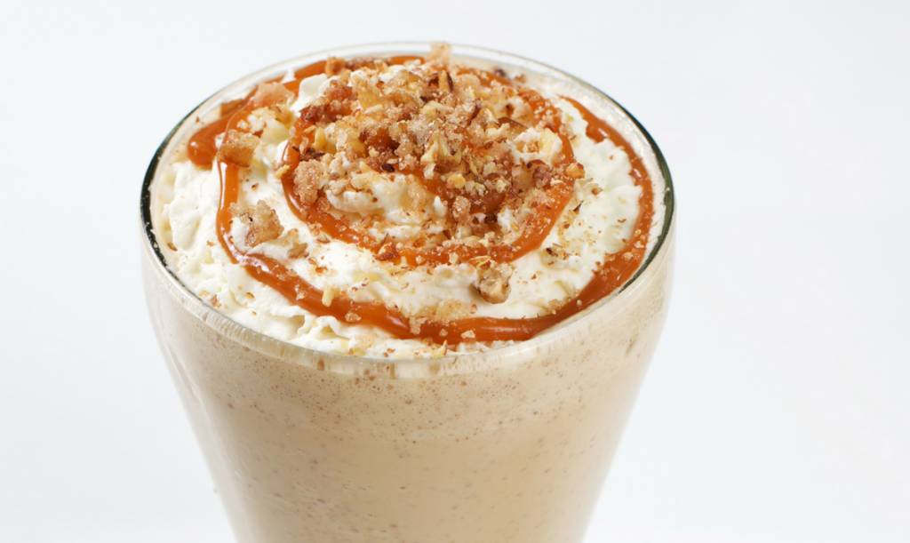 Lait frappé caramel salé