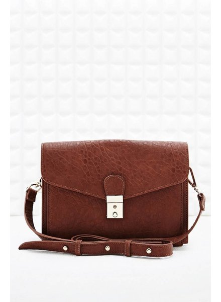 Brown leather purse