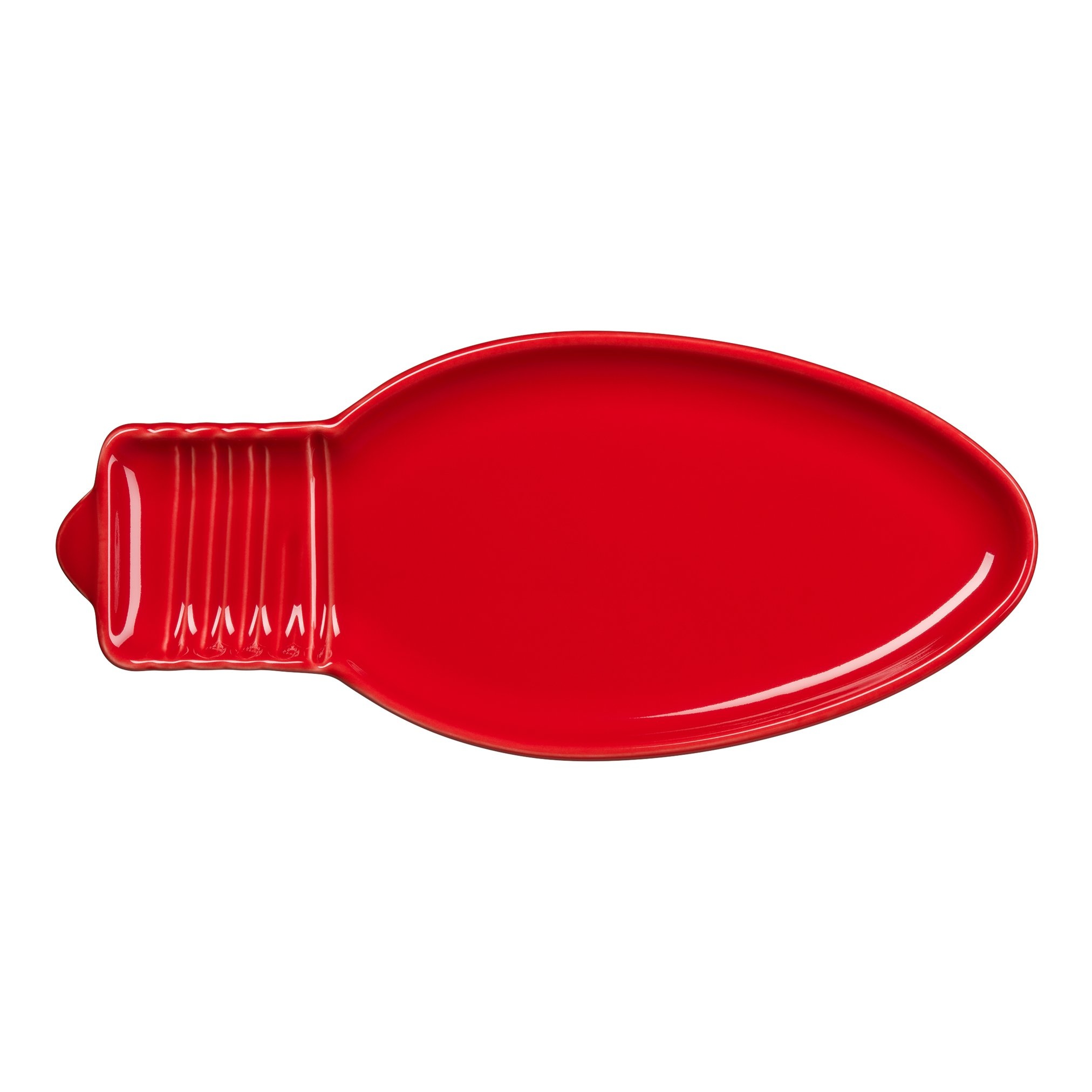Light Bulb Plate Scarlet Canton Dish Barn