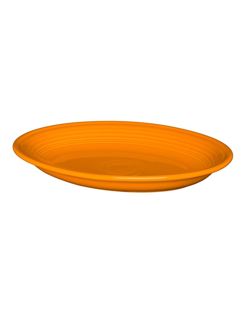 The Homer Laughlin China Company Medium Oval Platter 11 5/8 Butterscotch