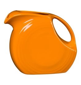The Homer Laughlin China Company Large Disk Pitcher 67 1/4 oz Butterscotch