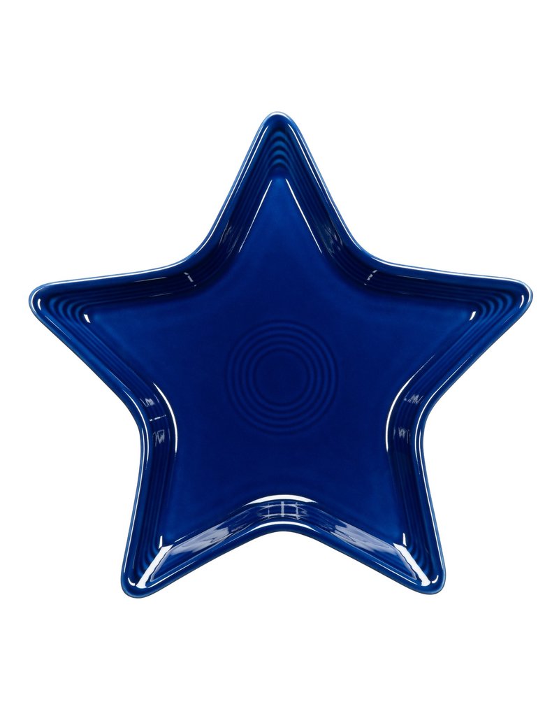 The Homer Laughlin China Company Star Plate Cobalt
