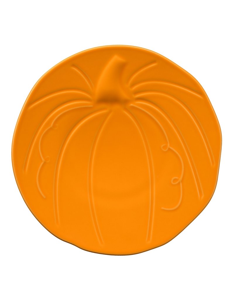 The Homer Laughlin China Company Pumpkin Plate Butterscotch