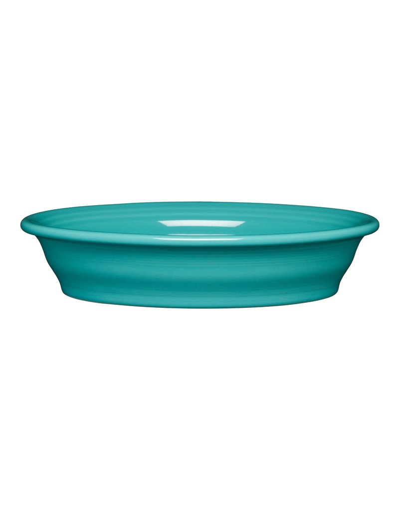 The Homer Laughlin China Company Oval Vegetable Bowl Turquoise