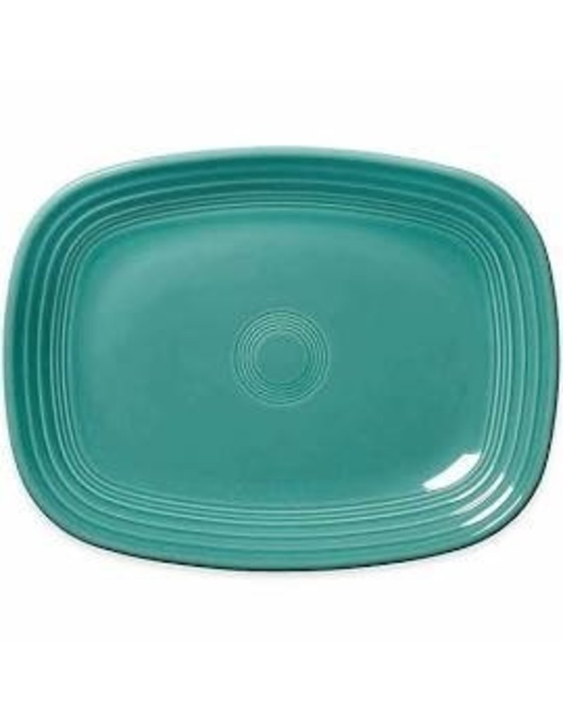 The Fiesta Tableware Company Rectangular Platter 11 3/4 Turquoise