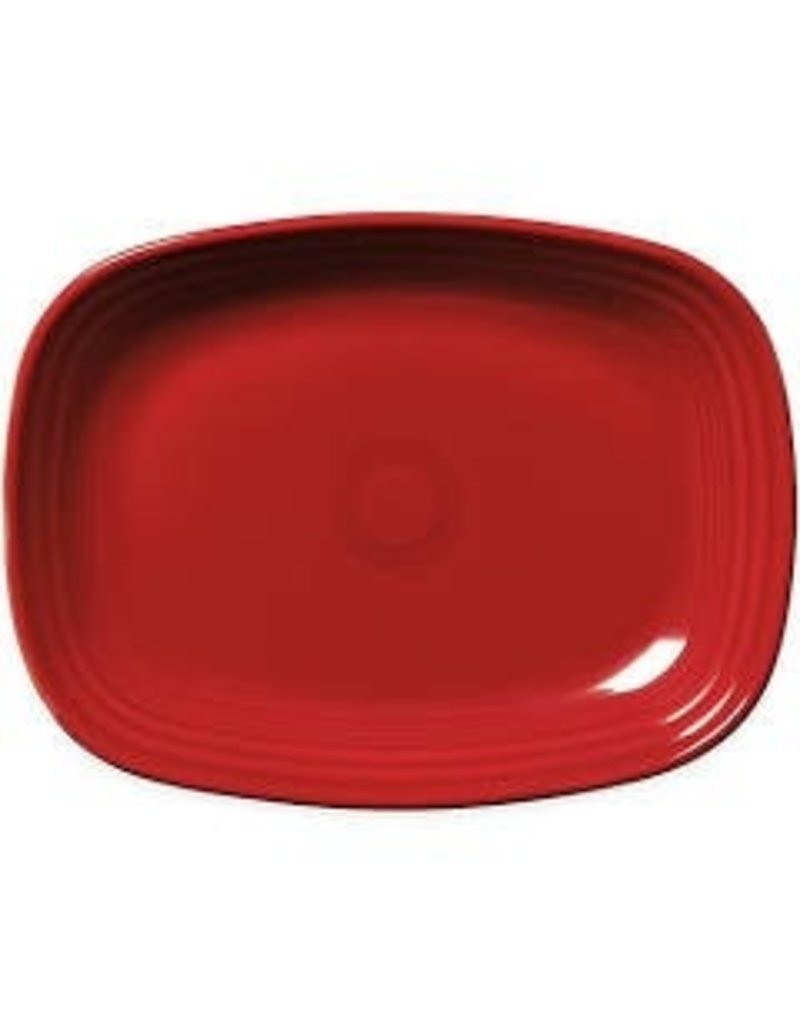 The Fiesta Tableware Company Rectangular Platter 11 3/4 Scarlet