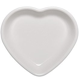 Medium Heart Bowl 19 oz White