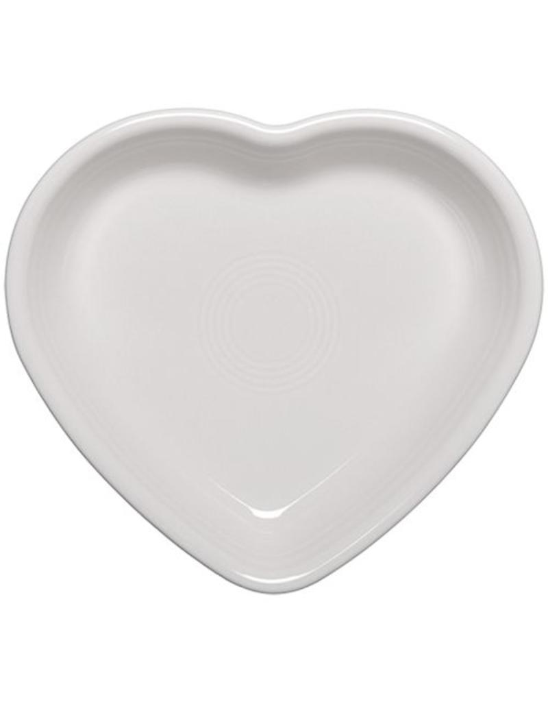 Medium Heart Bowl 19 oz White