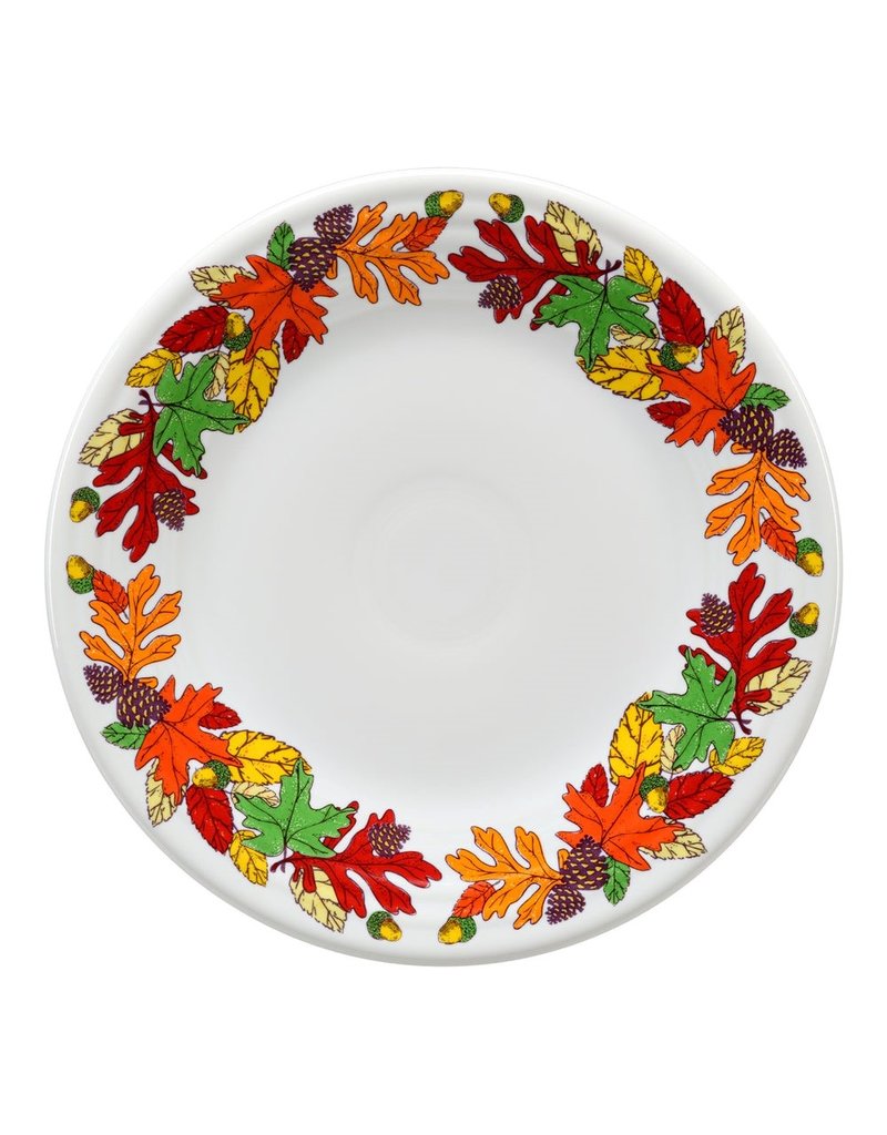 The Fiesta Tableware Company Luncheon Plate 9 Fall Fantasy Brights