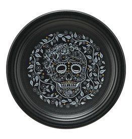 Chop Plate Skull and Vine