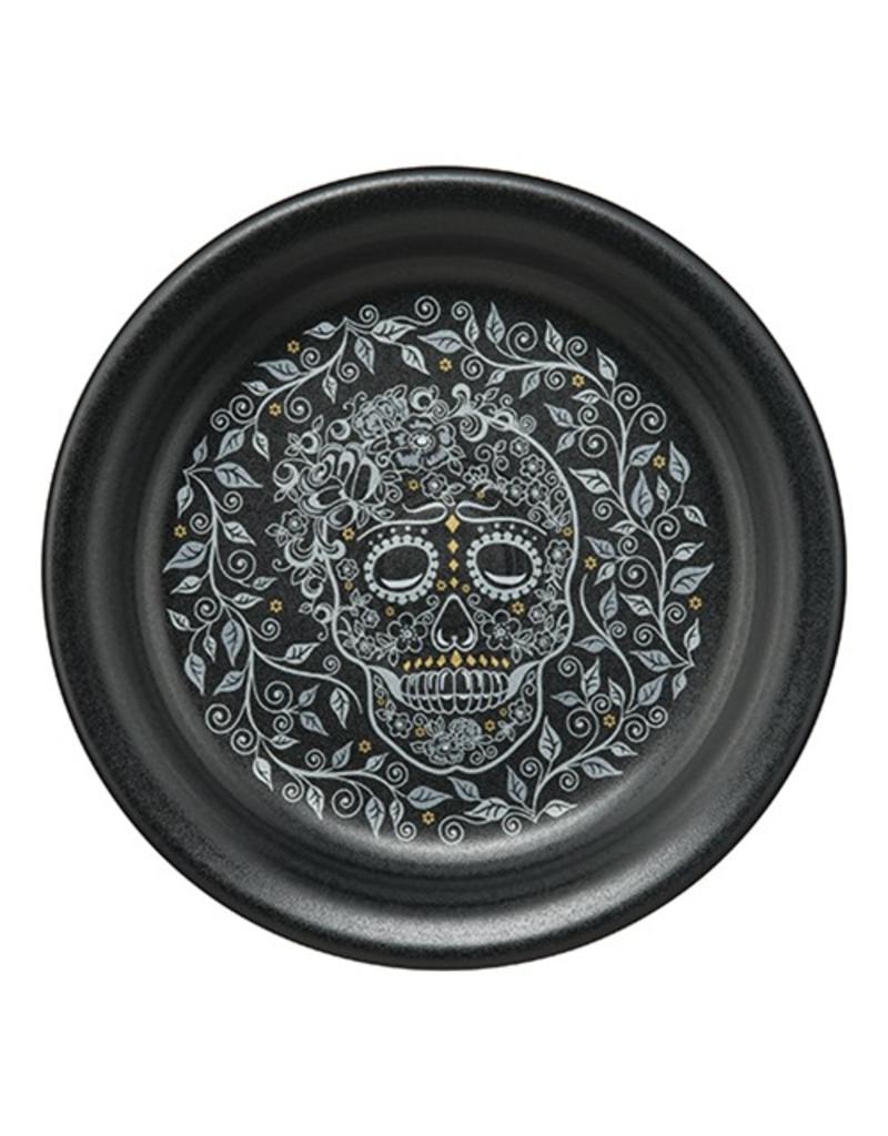 Appetizer Plate Skull and Vine