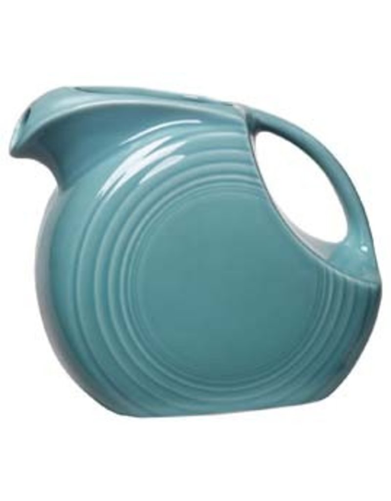 Large Disk Pitcher 67 1/4 oz Turquoise