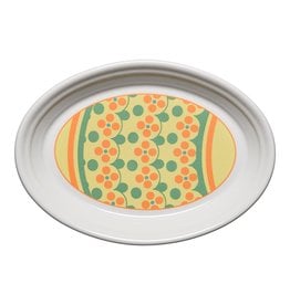 The Fiesta Tableware Company Easter Egg Sunflower Oval Platter 9 5 /8