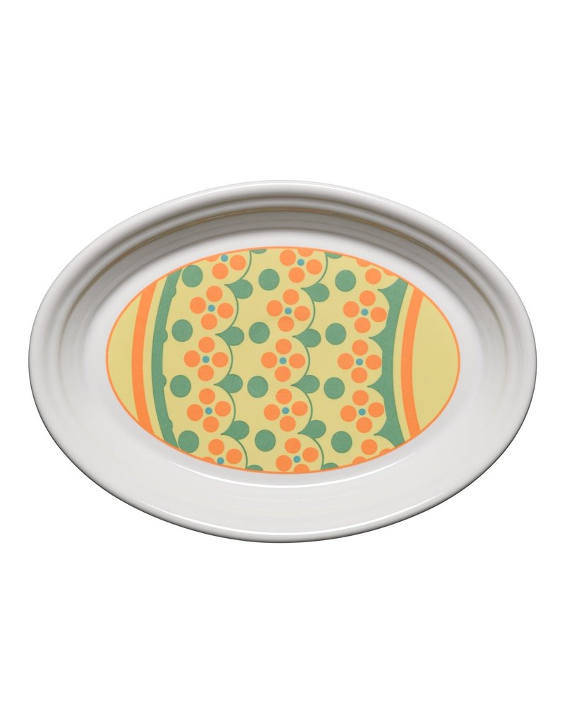 The Fiesta Tableware Company Easter Egg Sunflower Oval Platter 9 5 /8