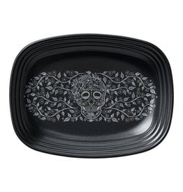 The Fiesta Tableware Company Skull and Vine Rectangular Platter