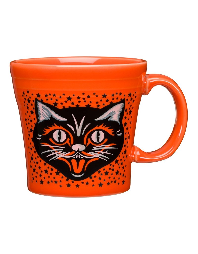 The Fiesta Tableware Company Black Cat Tapered Mug 15 oz