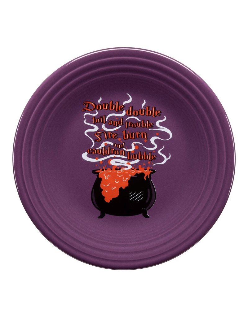 The Fiesta Tableware Company Halloween Cauldron Luncheon Plate