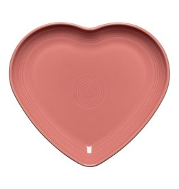 The Fiesta Tableware Company Heart Plate Peony