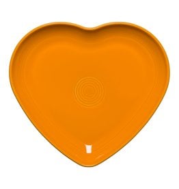 The Fiesta Tableware Company Heart Plate Butterscotch