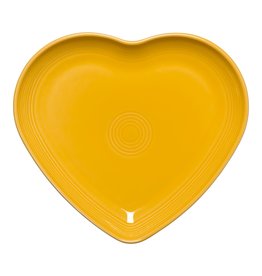 The Fiesta Tableware Company Heart Plate Daffodil