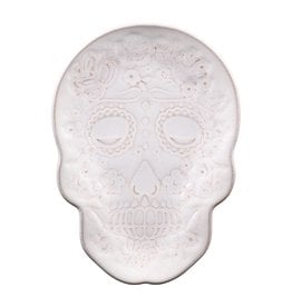 The Fiesta Tableware Company Skull and Vine Embossed Plate