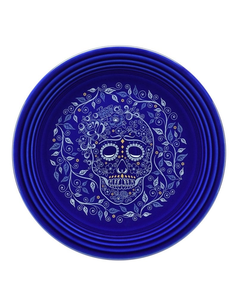 The Fiesta Tableware Company Chop Plate Skull and Vine Twilight