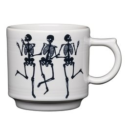 The Fiesta Tableware Company Trio of Skeleton Stacking Mug 16 oz