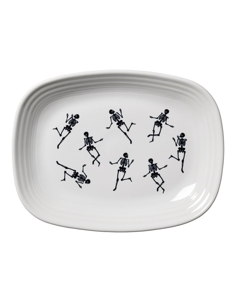 The Fiesta Tableware Company Trio of Skeletons Rectangular Platter