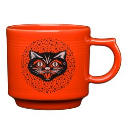 The Fiesta Tableware Company Black Cat Stacking Mug 16 oz