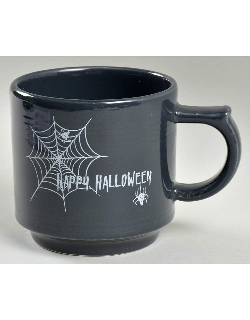 The Fiesta Tableware Company Halloween Spider Web Stacking Mug 16 oz